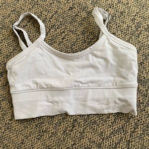 Ethos White Sports Bra